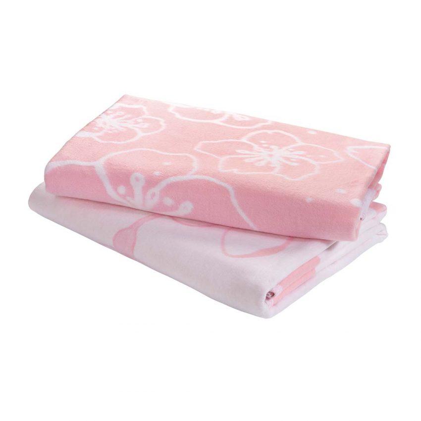 Байковое одеяло "Цветы сакуры"